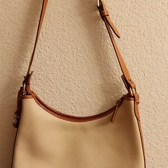 DOONEY BOURKE ALL WEATHER LEATHER Party  Office One Size Cream-Brown Colors B33 - Picture 4 of 16